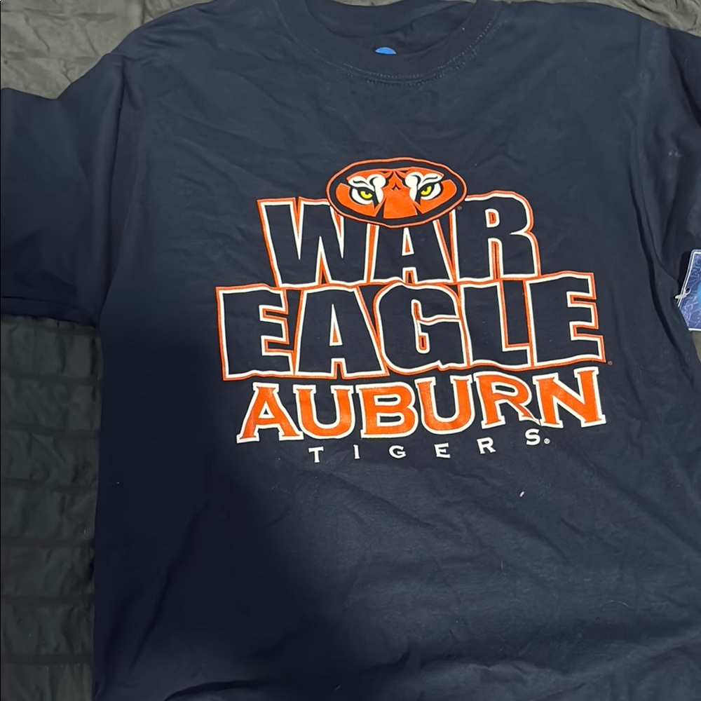 NCAA Auburn Tigers Black and Orange Tee